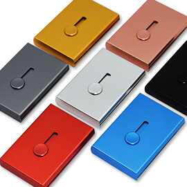 手推名片盒便携名片夹商务男女士大容量男士女式时尚创意展会礼品