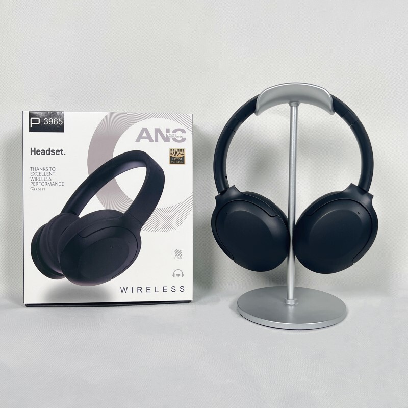 P3965ノイズキャンセリングBluetoothヘッドセット、ワイヤレスヘッドホン、プライベートモデル、ANC、折りたたみ式、Amazon越境販売で人気|undefined