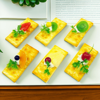 Soda Sandwich biscuit Model three-dimensional Refrigerator sticker BSD-A originality Home Furnishing decorate re-ment  Shoot props