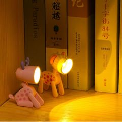 Creative DIY Mini LED Desk Lamp, Cute Night Light, Adorable Desktop Deer Ornament, Instagram Influencer Gift
