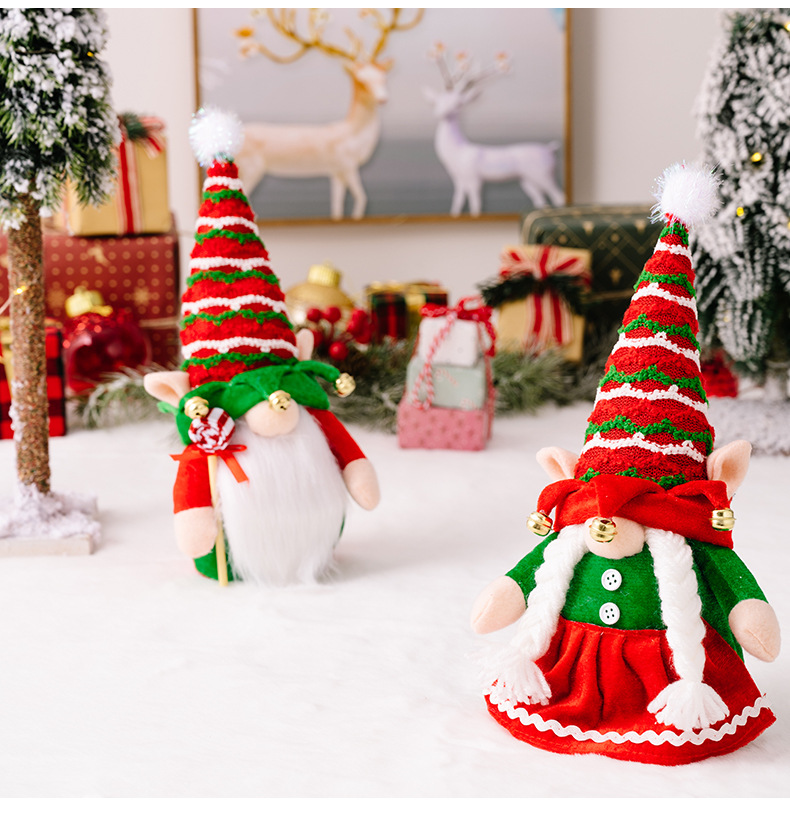 Christmas Cute Doll Nonwoven Party Decorative Props display picture 6
