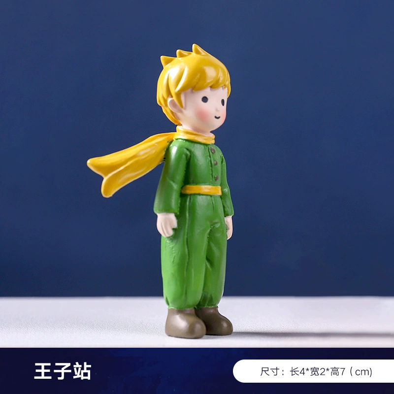 Принц милые handmade украшения лиса торт ко Дня Святого Валентина милый частицный настольный автомобиль смола маленькие украшения ремесла