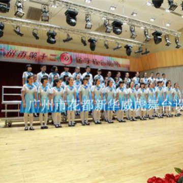 六一儿童节合唱台，学校合唱台，折叠合唱台，铝合金折叠合唱台