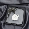 Cute ghost pendant for beloved, necklace suitable for men and women hip-hop style