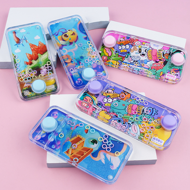 Anillo DE LOS NIÑOS máquina de agua juguetes nostálgico Palma juego máquina bebé juguetes educativos puesto Venta caliente pequeños regalos al por mayor