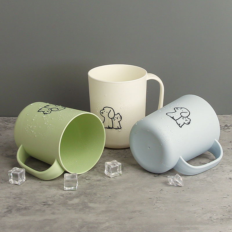 Bicchieri da bagno cartoon per coppie e bambini design simpatico_voghion.com