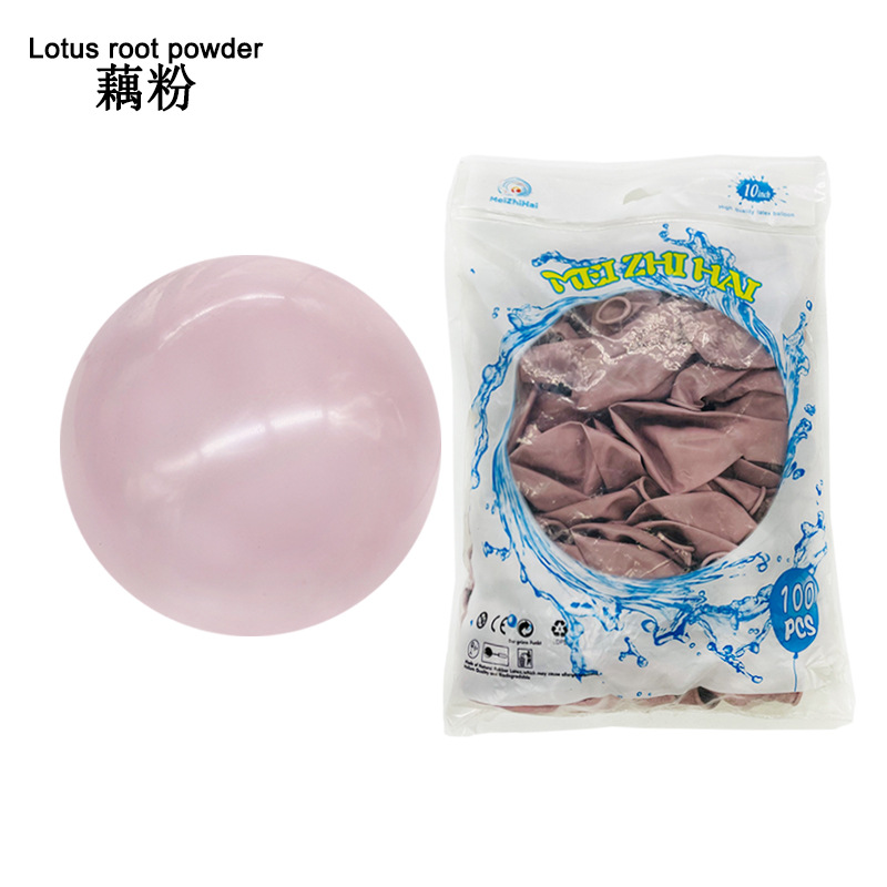 Globo mate personalizado de 10 pulgadas engrosado decoración de la sala de bodas decoración de la fiesta de cumpleaños globo de impresión de Navidad al por mayor