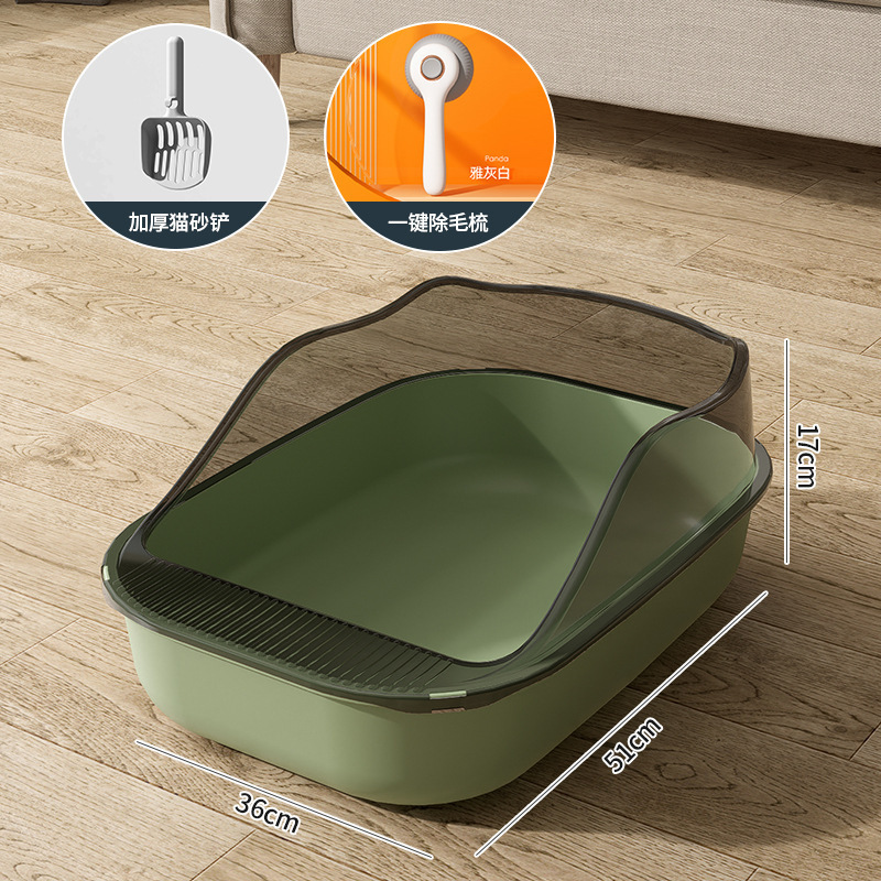 メーカー超大号全半閉鎖式猫糞盆防帯砂特小サイズ猫トイレ猫用品大全|undefined
