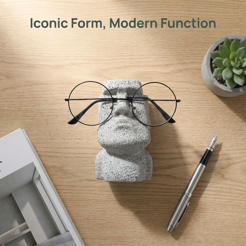 Creative head portrait glasses display stand decoration display desktop glasses frame storage glasses bracket furniture decoration