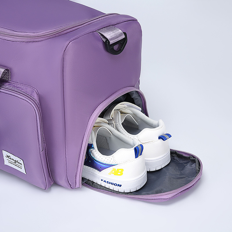 Bolsa de fitness portátil de gran capacidad transfronteriza hombro almacén de zapatos independiente bolsa de viaje de yoga bolsa de deporte de viaje de corta distancia al por mayor