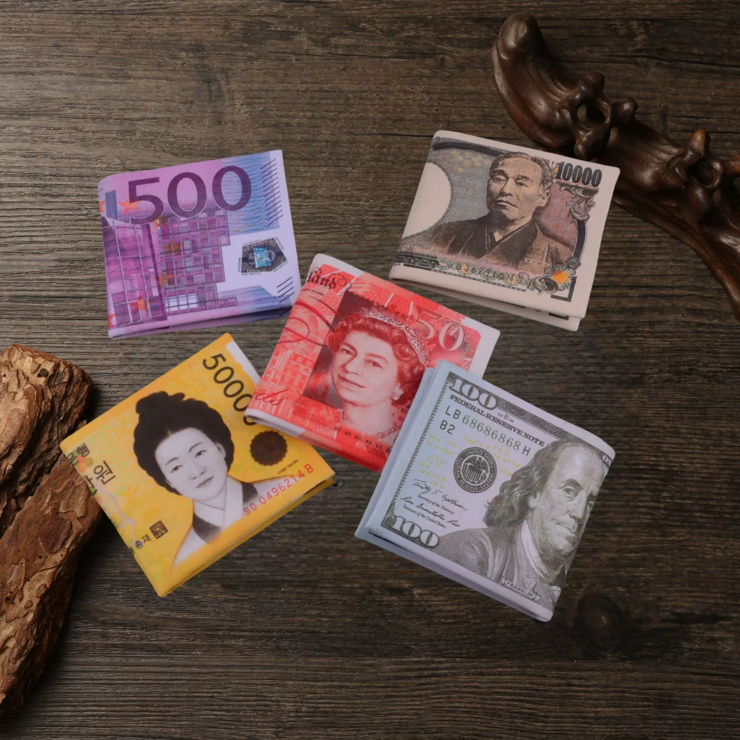 (Cross-border trading), short wallet, card holder, print, (Physicals), custom-made