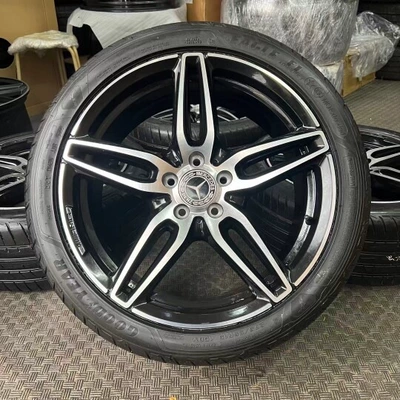 Hub, Suitable for Mercedes-Benz - no-22-e-series-19inch-black-single-with-tires