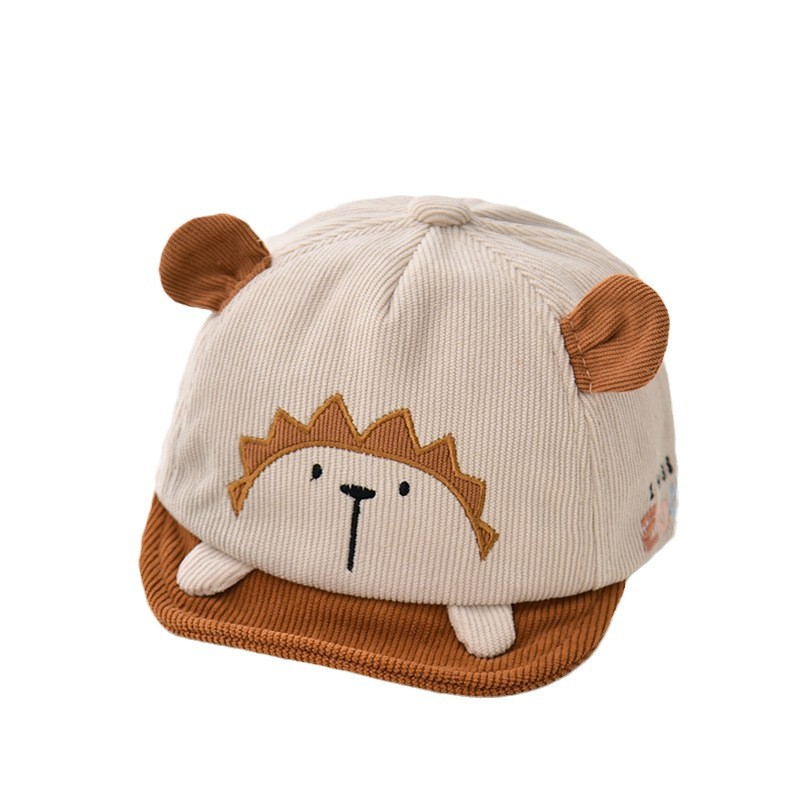 Sombreros para bebés primavera y otoño nuevo mes pequeño gorro de lengua de pato gorro para niños y niñas sombrero de protección solar gorro de béisbol de mes pequeño