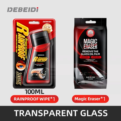 Amazon Debedi Windshield Rainproof: Glass agent - debedi-pure-english-version-rainproof-agent-1-box-debedi-magic-eraser-1-piece