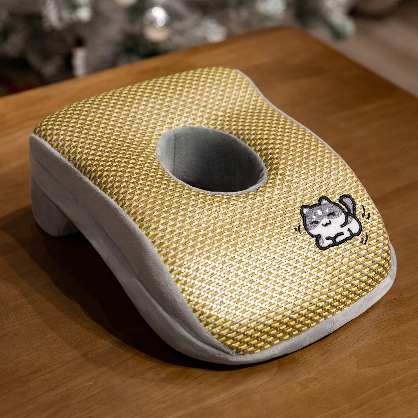 Almohada para Siesta de Verano de Felpa y Esterilla para Oficina y Escuela