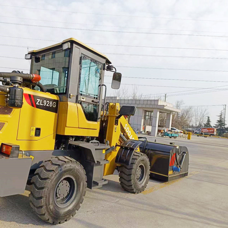 2.8米装载机清扫器 临工50铲车改装3米扫地机 工程道路叉车清扫