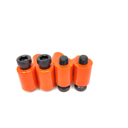 Mold opening and closing mechanism imported high-temperature nylon pull hooks exhaust wear-resistant rubber plugs screws resin nylon latches