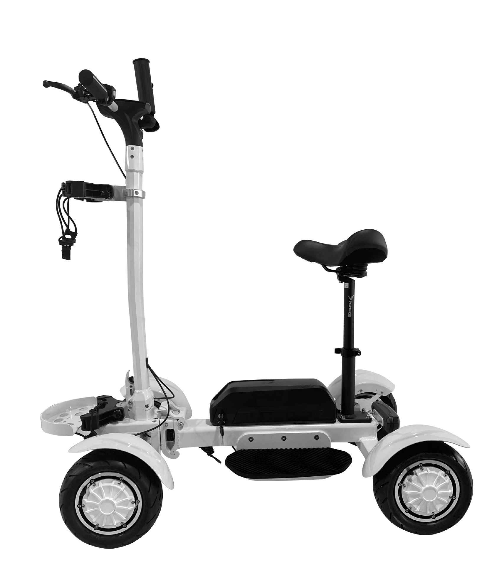 Retuol Four-Wheel Electric Golf Cart Scooter Foldableable and Detachable for 18 Holes Drop Shipping