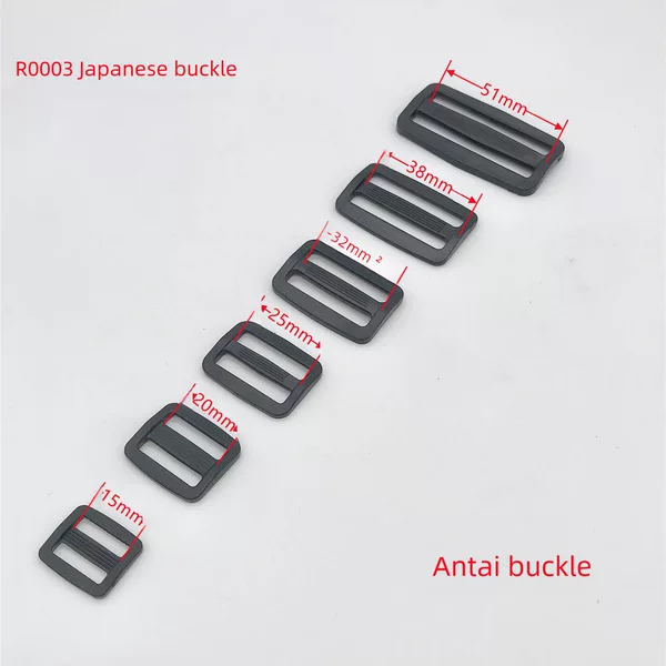 Ready Supply of Luggage, Handbags and Accessories, Plastic Japanese Buckles, Three-Speed Buckles, Plastic Adjustment Buckles, Color Backpack Buckles