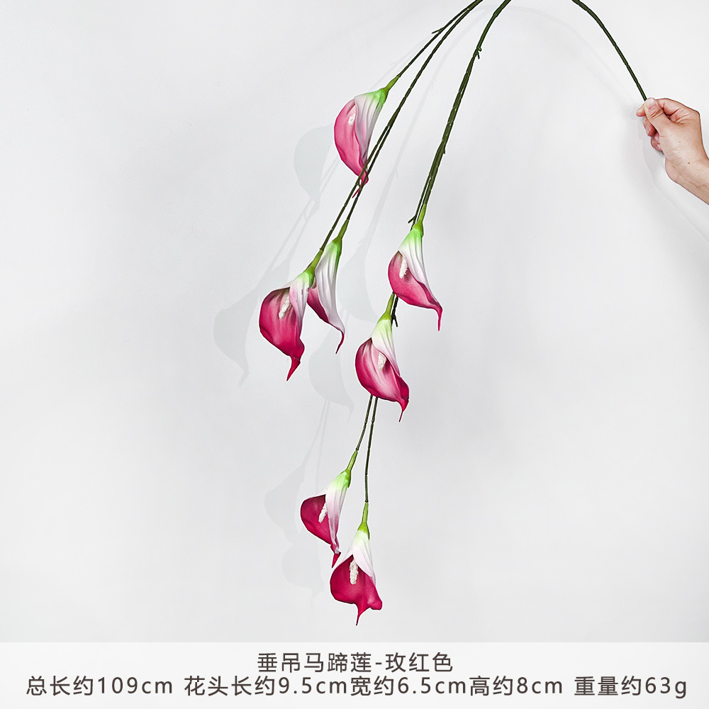 KR - ดอกคาลล่าลิลลี่แขวน - สีแดงกุหลาบ