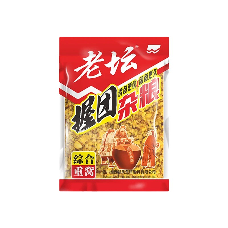 Cebo de pesca de viento occidental, grupo de agarre de altar antiguo, granos diversos, camote, maíz, trigo, pesca salvaje, carpa cruciana, carpa herbívora, cebo, material de nido inferior