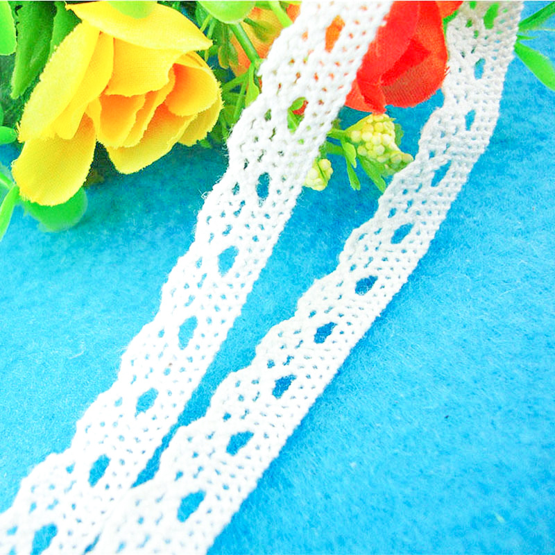 1cm棉线车轮刺绣机织 领口袖口裙摆服饰辅料 手工发饰辅料直销