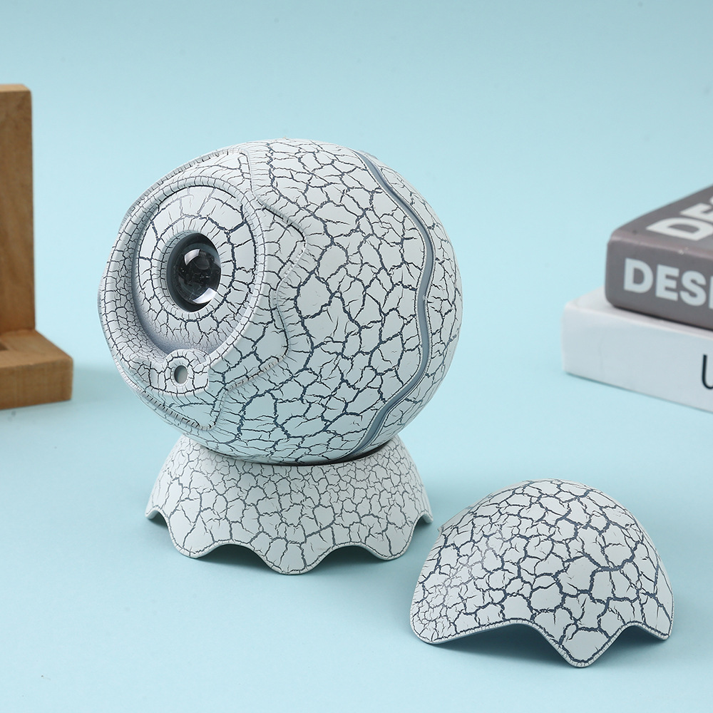 Huevo de dinosaurio, proyector de cielo estrellado, ruido blanco, música Bluetooth, grieta, lámpara de nebulosa, ondas de agua, luz de noche para niños