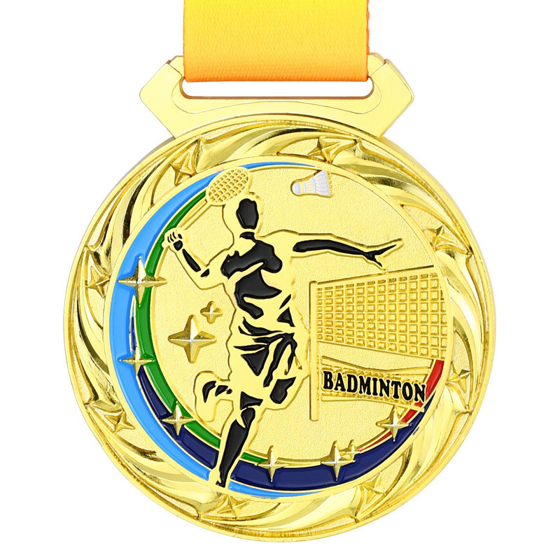 Juegos Deportivos Insignia de metal Medalla conmemorativa Natación Ping-Pong Rugby Patinaje en ruedas Ciclismo Boxeo Esquí