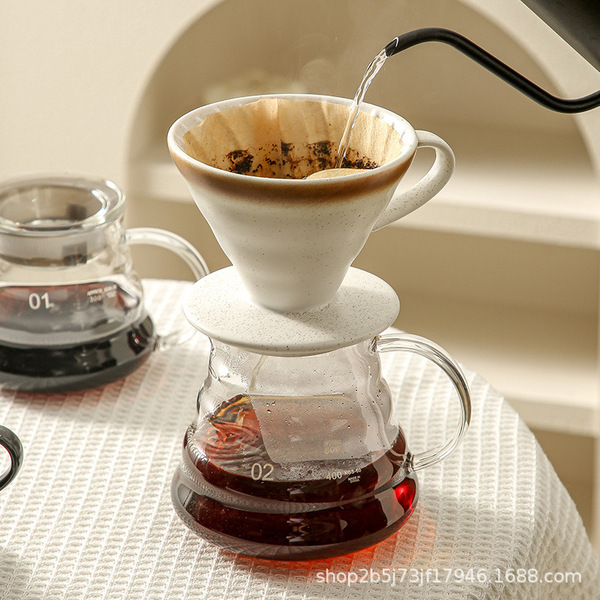 Ceramic coffee set