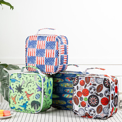 Oxford Bull Unicorn Dinosaur Cartoon Children's Lunch Bag, European and American Elementary School Print Tote Lunch Bag