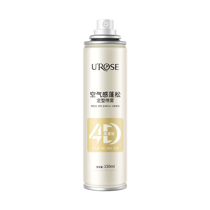 El spray de peinado esponjoso UROSE, la parte superior del cráneo alto natural, refrescante y no grasosa, gel para el cabello fragante al por mayor