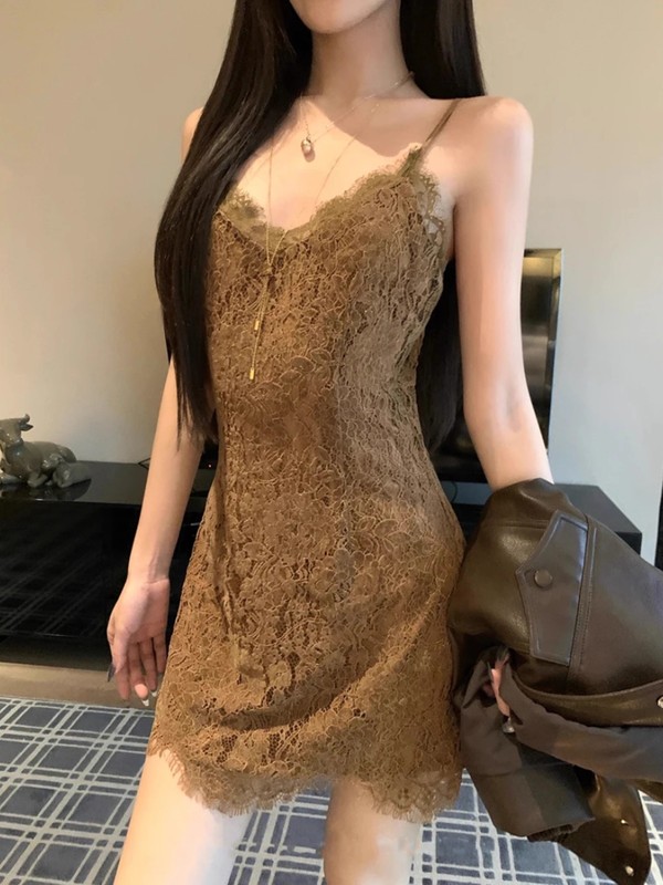 巨好看的早秋韩系冷淡系连衣裙轻熟御姐穿搭纯欲风裙子感套装|undefined