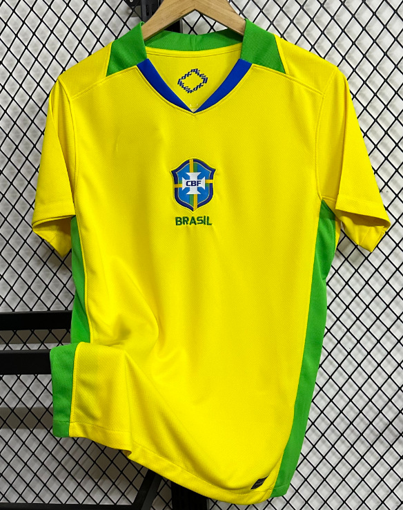 Una pieza de camiseta 2425 equipo nacional México Italia Brasil España Portugal uniforme de fútbol bordado