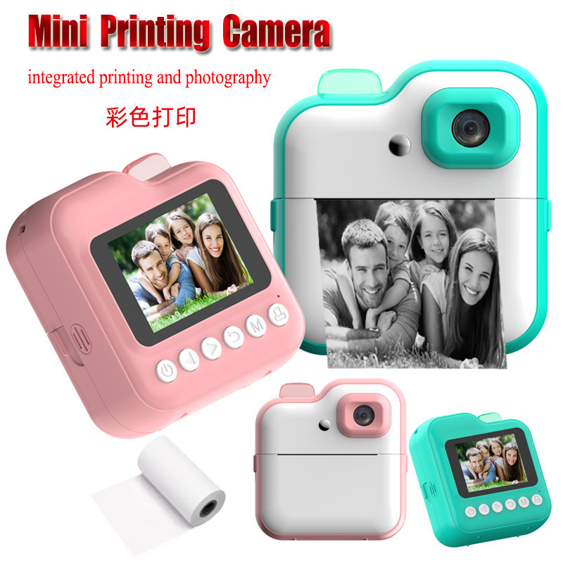 Cross-Border Popular New Color Printing Polaroid Children's Digital Camera Cute Mini Children's High-Definition Printing Photo Cross-Border Popular New Color Printing Polaroid Children's Digital Camera Cute Mini Children's High-Definition Printing Photo