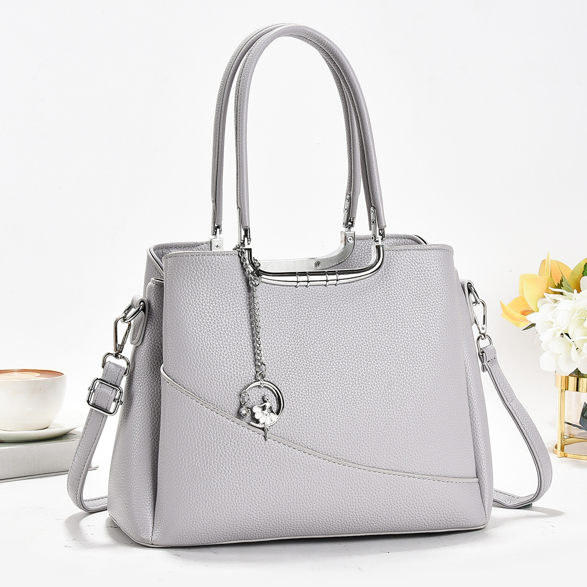 Bolso de gran capacidad de comercio exterior transfronterizo, moderno, simple y moderno para damas, estilo de verano 2025, bolso bandolera atmosférico