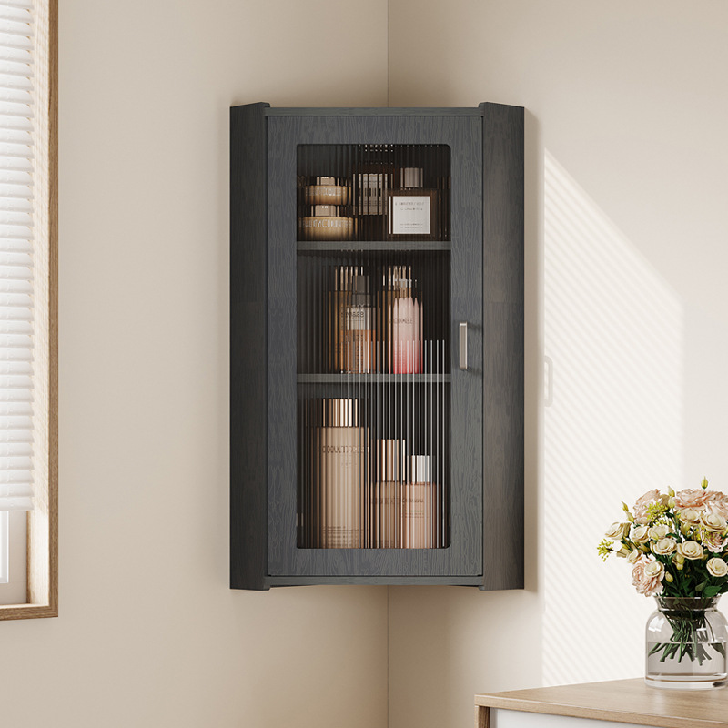 Bathroom Toilet Wall Hanging Rack Wall Corner Storage Waterproof Locker Toilet Washstand Wall Cabinet