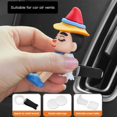 Decoration Supplies Desktop Computer — Car ornaments - shaking-star-screen-stand-air-outlet-stand-three-uses