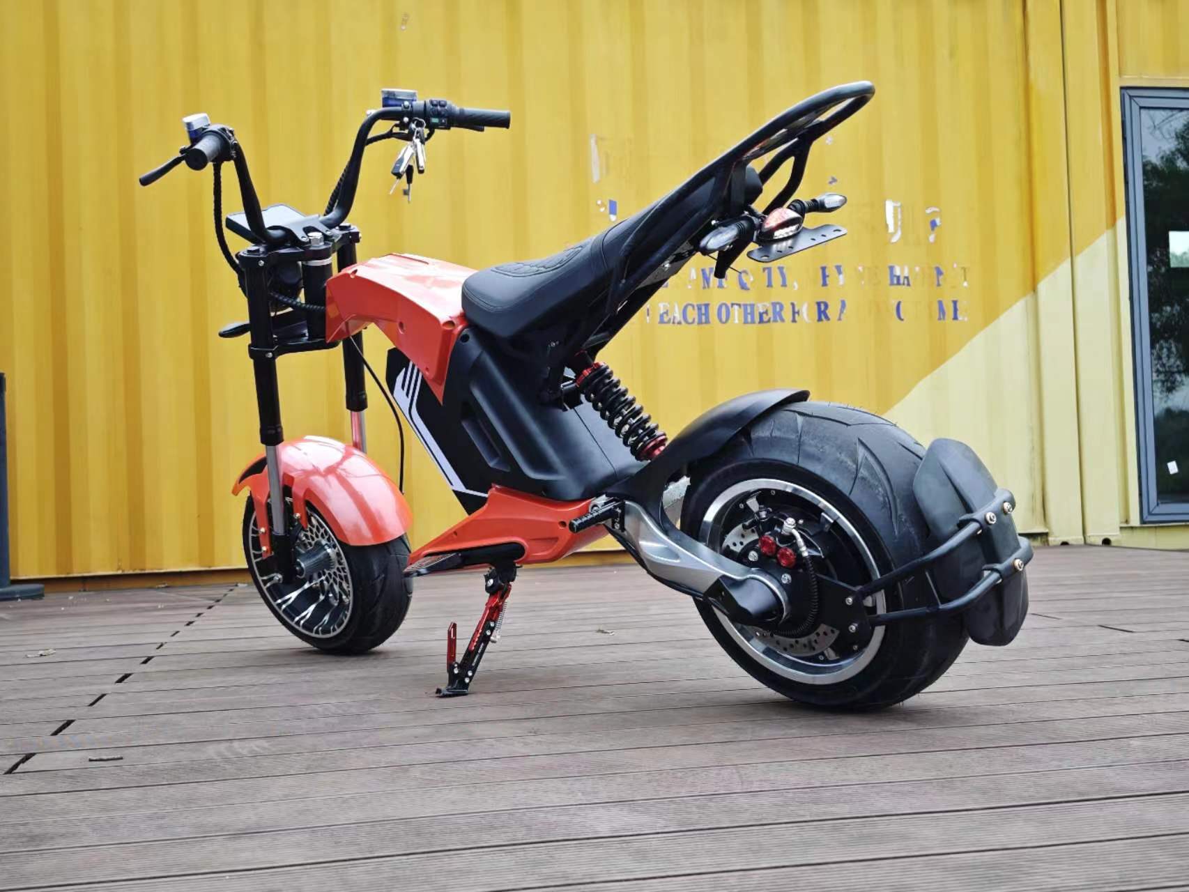 Eec, Dot Harley Electric Scooter Adult Mobility Scooter Overseas Delivery Two-Wheeled Motorcycle Hm-8 Electric Scooter Battery Vehicle