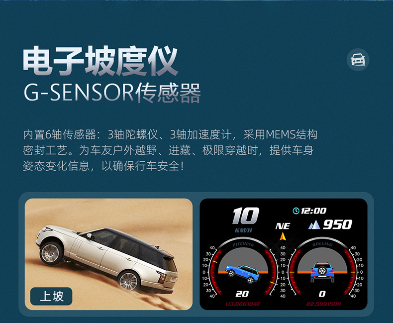 Car Hud Automotive Lcd Instrument Water Temperature and Rpm Multi-Function P2 High-Definition Display Head-Up Display