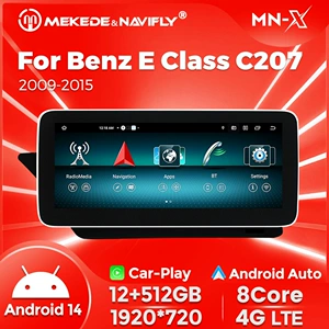 Mercedes-Benz E-Class Coupe W207 üçün Android böyük ekranlı radio Carplay