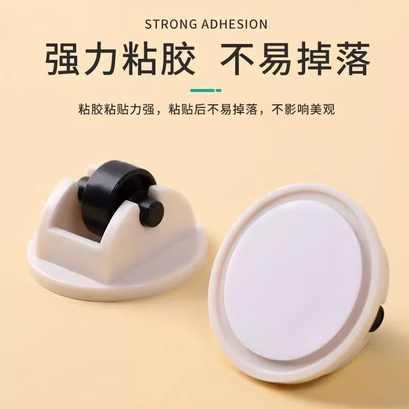 Adhesive-type pulley accessories for under-bed storage boxes, organizing bins, wheels, moving tools, trash bins, and small casters