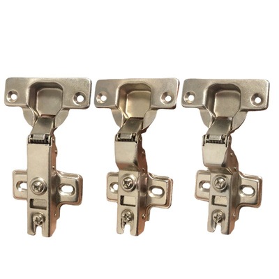 35杯二孔铰链浅杯10MM阻尼液压合页衣橱柜门合页全盖半盖无盖铰链|ms