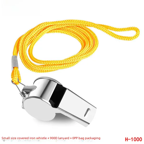 Referee's Special Whistle Metal Whistle Stainless Steel Iron Whistle Coach's Special Command Whistle Outdoor Sports Whistle