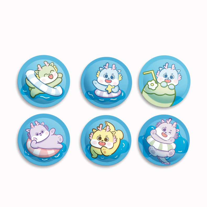 Lucky Dragon Single Bead (Single Post) Randomly