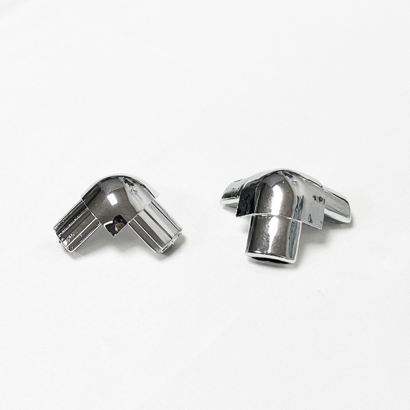 Manufacturer Wholesale Luggage Hardware Accessories Plastic Three-Way Aluminum Box Connection Accessories Chrome Three-Way Three-Way Connector