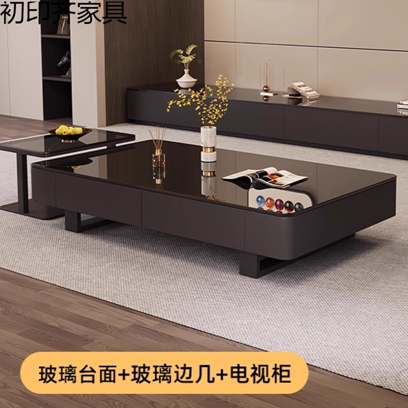 简约意式茶几家具客厅家用简约风轻奢高级感小户型茶几大理石茶几|undefined