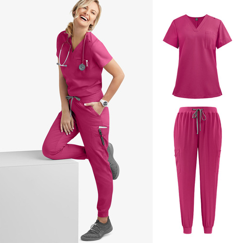 Dental hospital handwashing suits operating room handwashing suits sets doctors and nurses' uniforms spa beauty salon workwear medical and health staff uniforms