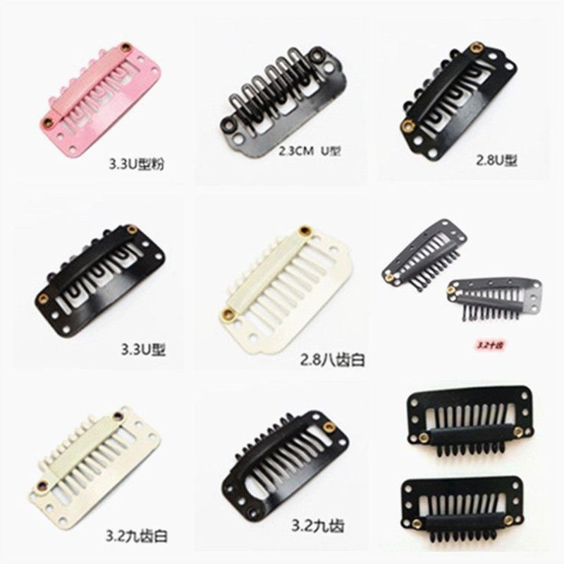 Korean-style U-shaped hair comb children's wig BB clip baking varnish hair clip women's headdress diy hardware hair comb accessories