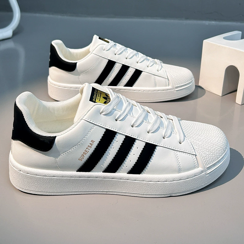 2025 новые мужские кроссовки с ракушечным носком, белые, универсальные повседневные спортивные кроссовки для студентов, дышащие модные кроссовки для мужчин