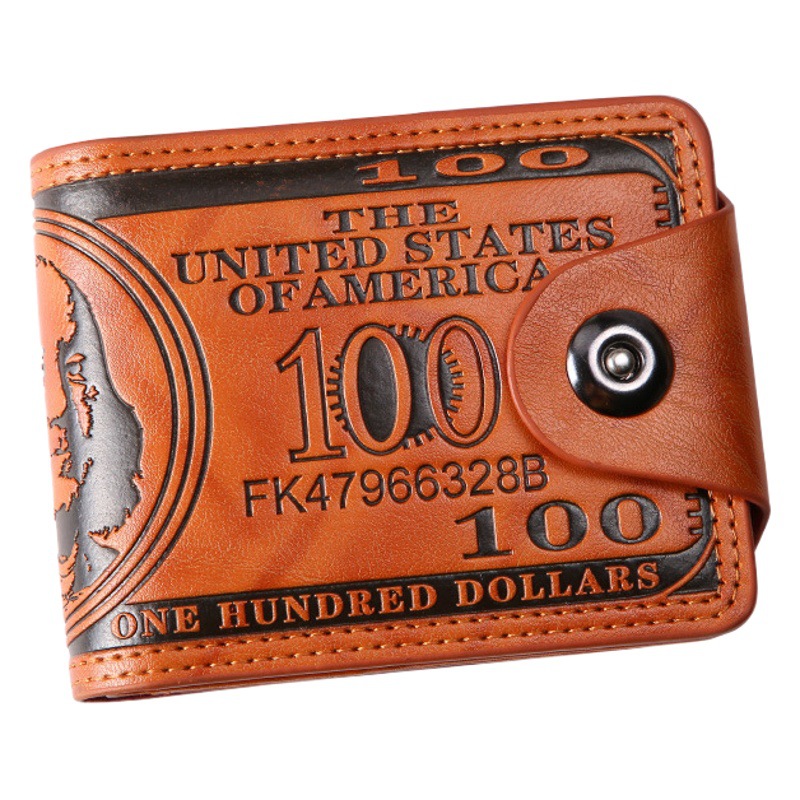 Cartera Hombre Multifunción con Diseño de Billetes
